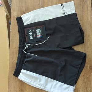 NWT Hugo Boss NBA bathing suit shorts